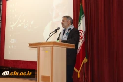 مراسم سومین سالگرد تدفین شهید گمنام در پردیس علامه طباطبایی لرستان