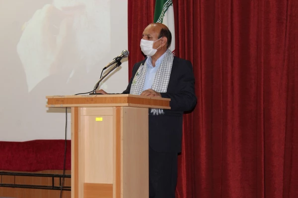 مراسم سومین سالگرد تدفین شهید گمنام در پردیس علامه طباطبایی لرستان