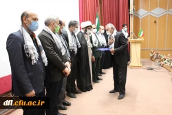 مراسم سومین سالگرد تدفین شهید گمنام در پردیس علامه طباطبایی لرستان