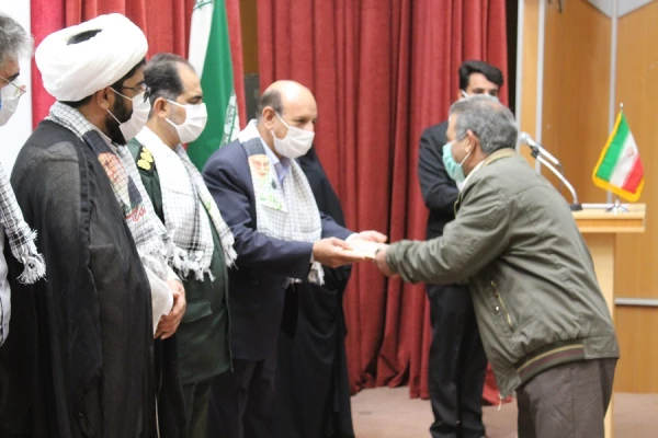 مراسم سومین سالگرد تدفین شهید گمنام در پردیس علامه طباطبایی لرستان