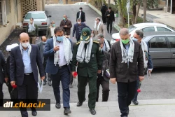 مراسم سومین سالگرد تدفین شهید گمنام در پردیس علامه طباطبایی لرستان