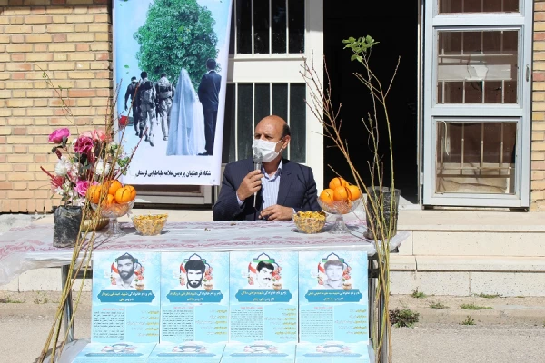 برگزاری مراسم یک درخت، یک زوج و یک شهید در پردیس علامه طباطبایی لرستان 