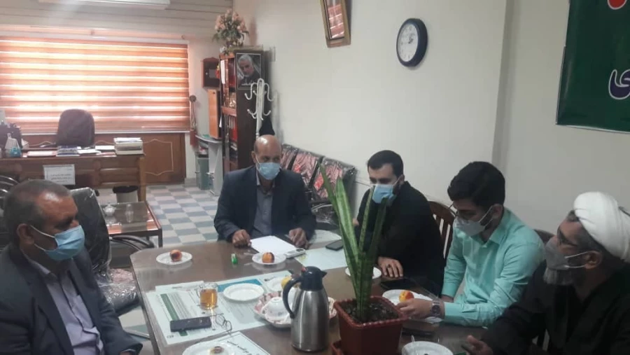 جلسه برگزاری مراسم اربعین وبرنامه های هفته دفاع مقدس