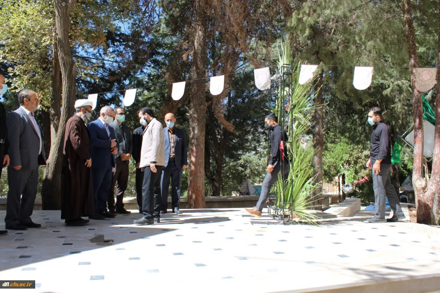 مراسم آغاز سال تحصیلی 1400 بصورت نمادین توسط دانشجویان پردیس علامه طباطبایی لرستان