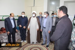 بازدید سرزده سرپرست دانشگاه فرهنگیان استان لرستان و دیگر مسئولان دانشگاه از کلاسهای درس حضوری و سراهای دانشجویی پردیس علامه طباطبایی لرستان 7