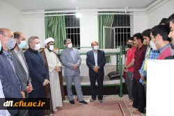 بازدید سرزده سرپرست دانشگاه فرهنگیان استان لرستان و دیگر مسئولان دانشگاه از کلاسهای درس حضوری و سراهای دانشجویی پردیس علامه طباطبایی لرستان 8