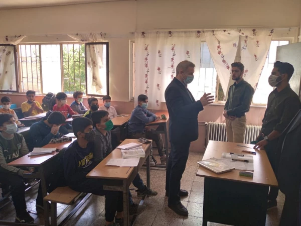 بازدید سرزده سرپرست دانشگاه فرهنگیان پردیس علامه طباطبایی لرستان از مدارس مجری کارورزی : 9