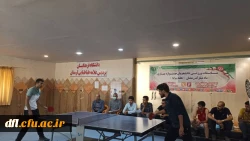 مسابقات تنیس با حضور دانشجویان پردیس علامه طباطبایی به مناسبت هفته سراها برگزار گردید:  2