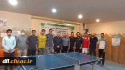 مسابقات تنیس با حضور دانشجویان پردیس علامه طباطبایی به مناسبت هفته سراها برگزار گردید:  3