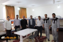 بازدید دکتر عربان، سرپرست مدیریت امورپردیس های دانشگاه فرهنگیان استان لرستان و مسئولین کمیته بهداشت و تغذیه جشنواره کشوری قرآن وعترت از سرا های دانشجویی ،سلف سرویس ،سوئیت وفضای محوطه پردیس علامه طباطبایی لرستان به روایت تصویر  10