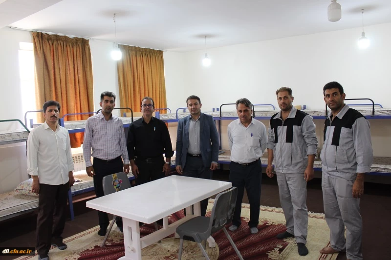 بازدید دکتر عربان، سرپرست مدیریت امورپردیس های دانشگاه فرهنگیان استان لرستان و مسئولین کمیته بهداشت و تغذیه جشنواره کشوری قرآن وعترت از سرا های دانشجویی ،سلف سرویس ،سوئیت وفضای محوطه پردیس علامه طباطبایی لرستان به روایت تصویر  10