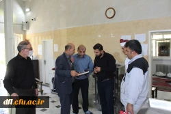 بازدید دکتر عربان، سرپرست مدیریت امورپردیس های دانشگاه فرهنگیان استان لرستان و مسئولین کمیته بهداشت وتغذیه جشنواره کشوری قرآن وعترت از سرا های دانشجویی ،سلف سرویس ،سوئیت وفضای محوطه پردیس علامه طباطبایی لرستان به روایت تصویر  2