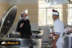 بازدید دکتر عربان، سرپرست مدیریت امورپردیس های دانشگاه فرهنگیان استان لرستان و مسئولین کمیته بهداشت وتغذیه جشنواره کشوری قرآن وعترت از سرا های دانشجویی ،سلف سرویس ،سوئیت وفضای محوطه پردیس علامه طباطبایی لرستان به روایت تصویر  4