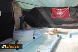 بازدید دکتر عربان، سرپرست مدیریت امورپردیس های دانشگاه فرهنگیان استان لرستان و مسئولین کمیته بهداشت وتغذیه جشنواره کشوری قرآن وعترت از سرا های دانشجویی ،سلف سرویس ،سوئیت وفضای محوطه پردیس علامه طباطبایی لرستان به روایت تصویر  5