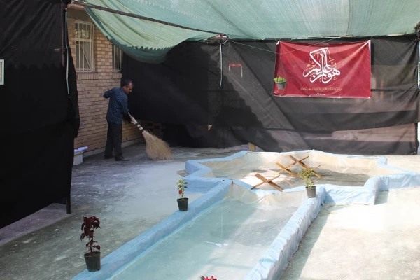 بازدید دکتر عربان، سرپرست مدیریت امورپردیس های دانشگاه فرهنگیان استان لرستان و مسئولین کمیته بهداشت وتغذیه جشنواره کشوری قرآن وعترت از سرا های دانشجویی ،سلف سرویس ،سوئیت وفضای محوطه پردیس علامه طباطبایی لرستان به روایت تصویر  5