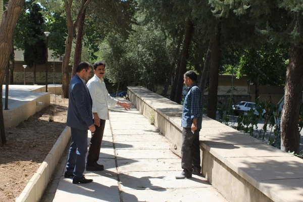 بازدید دکتر عربان، سرپرست مدیریت امورپردیس های دانشگاه فرهنگیان استان لرستان و مسئولین کمیته بهداشت وتغذیه جشنواره کشوری قرآن وعترت از سرا های دانشجویی ،سلف سرویس ،سوئیت وفضای محوطه پردیس علامه طباطبایی لرستان به روایت تصویر  6