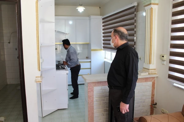 بازدید دکتر عربان، سرپرست مدیریت امورپردیس های دانشگاه فرهنگیان استان لرستان و مسئولین کمیته بهداشت وتغذیه جشنواره کشوری قرآن وعترت از سرا های دانشجویی ،سلف سرویس ،سوئیت وفضای محوطه پردیس علامه طباطبایی لرستان به روایت تصویر  14