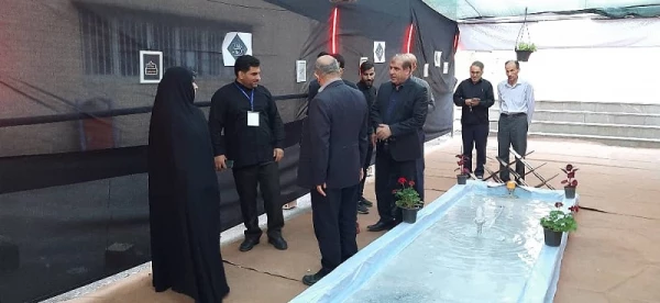 بازدید خانم دکتر موسوی مدیرکل فرهنگی واجتماعی،دکتر معماریان معاونت مدیرکل فرهنگی واجتماعی دانشگاه فرهنگیان کشور و دکتر شجاع عربان سرپرست مدیریت دانشگاه فرهنگیان استان لرستان ازفضاسازی محل برگزاری سی و دومین جشنواره قرآن وعترت دانشجو معلمان سراسر کشور در د