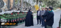 بازدید خانم دکتر موسوی مدیرکل فرهنگی واجتماعی،دکتر معماریان معاونت مدیرکل فرهنگی واجتماعی دانشگاه فرهنگیان کشور و دکتر شجاع عربان سرپرست مدیریت دانشگاه فرهنگیان استان لرستان ازفضاسازی محل برگزاری سی و دومین جشنواره قرآن وعترت دانشجو معلمان سراسر کشور در د