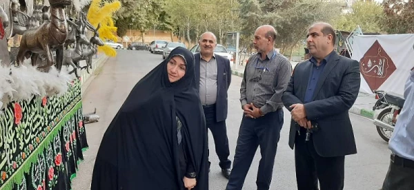 بازدید خانم دکتر موسوی مدیرکل فرهنگی واجتماعی،دکتر معماریان معاونت مدیرکل فرهنگی واجتماعی دانشگاه فرهنگیان کشور و دکتر شجاع عربان سرپرست مدیریت دانشگاه فرهنگیان استان لرستان ازفضاسازی محل برگزاری سی و دومین جشنواره قرآن وعترت دانشجو معلمان سراسر کشور در د
