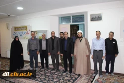 بازدید خانم دکتر موسوی مدیرکل فرهنگی واجتماعی،دکتر معماریان معاونت مدیرکل فرهنگی واجتماعی دانشگاه فرهنگیان کشور و دکتر شجاع عربان سرپرست مدیریت دانشگاه فرهنگیان استان لرستان ازفضاسازی محل برگزاری سی و دومین جشنواره قرآن وعترت دانشجو معلمان سراسر کشور در د