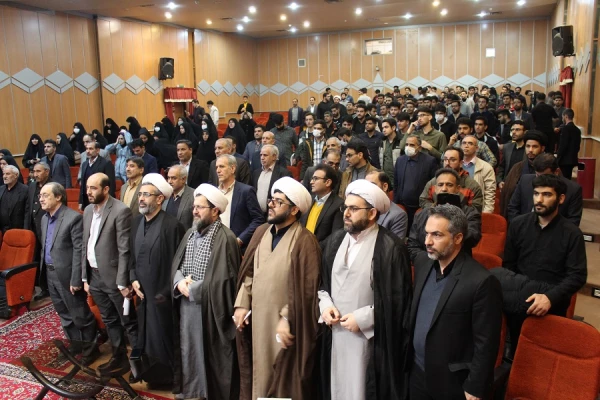 مراسم گرامیداشت شهدای امنیت وشهید گمنان پردیس علامه طباطبایی لرستان  4