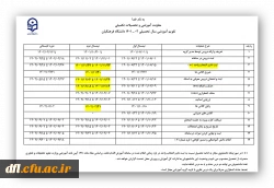 تقویم آموزشی  2