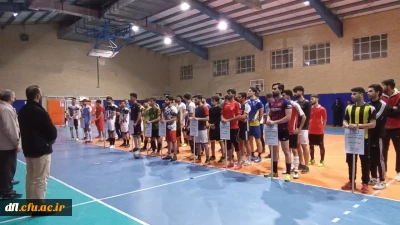 مسابقات ورزشی رشته فوتسال دانشجویی پردیس علامه طباطبایی لرستان برگزار شد 