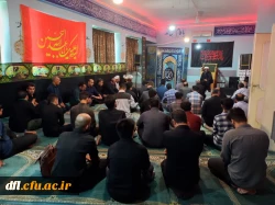 مراسم عزاداری در مسجد پردیس علامه طباطبایی برگزار شد. 2